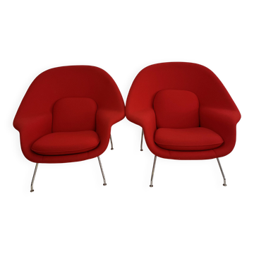 Ensemble de fauteuils Womb attribués à Eero Saarinen