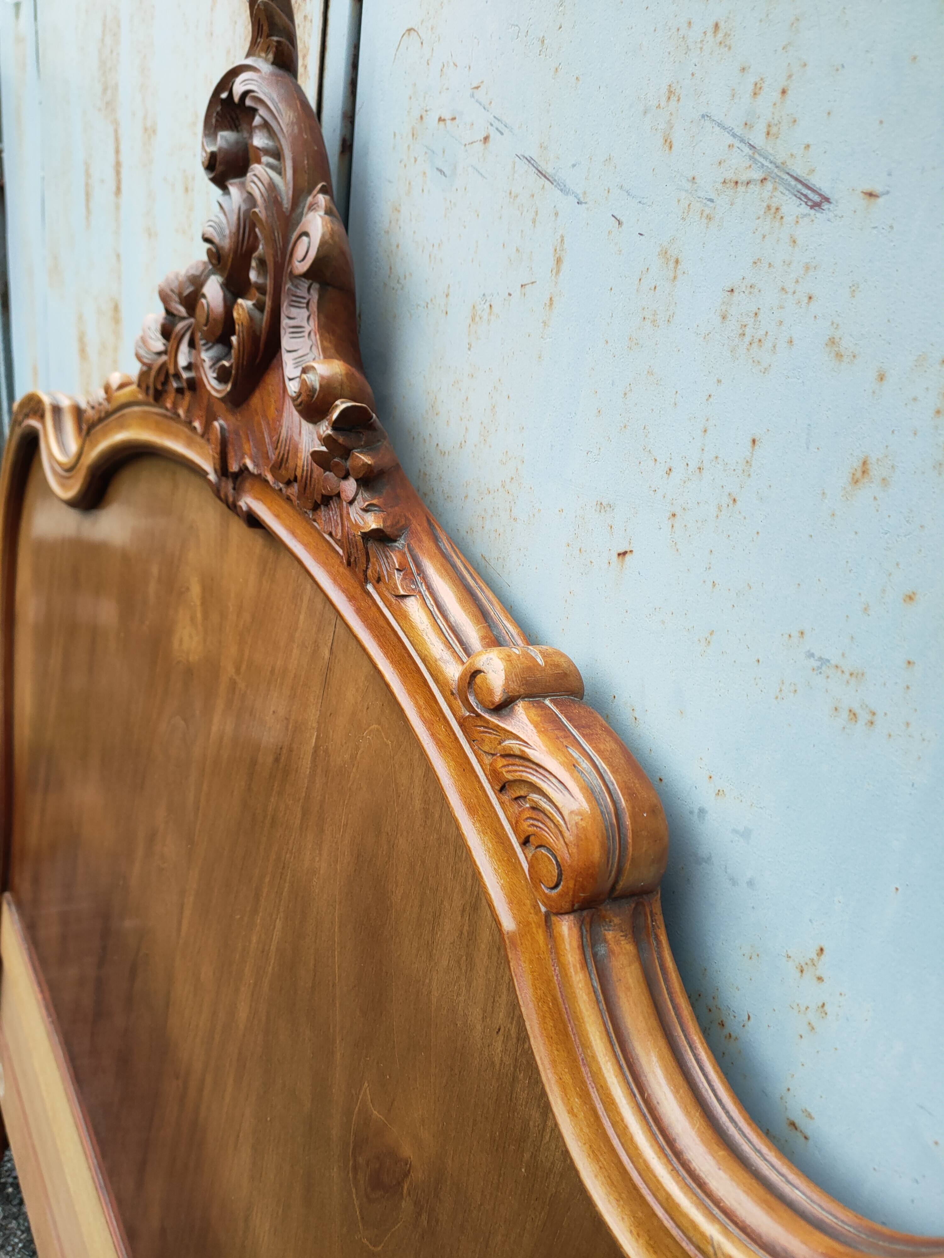 antique Louis XV style headboard