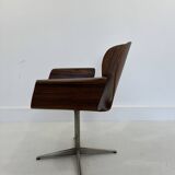 Mid-Century Plywood Focus Chair by A. Belokopytoff for Westnofa