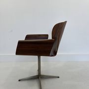 Mid-Century Plywood Focus Chair by A. Belokopytoff for Westnofa
