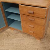 Vintage wooden sideboard – 4 drawers and cupboard