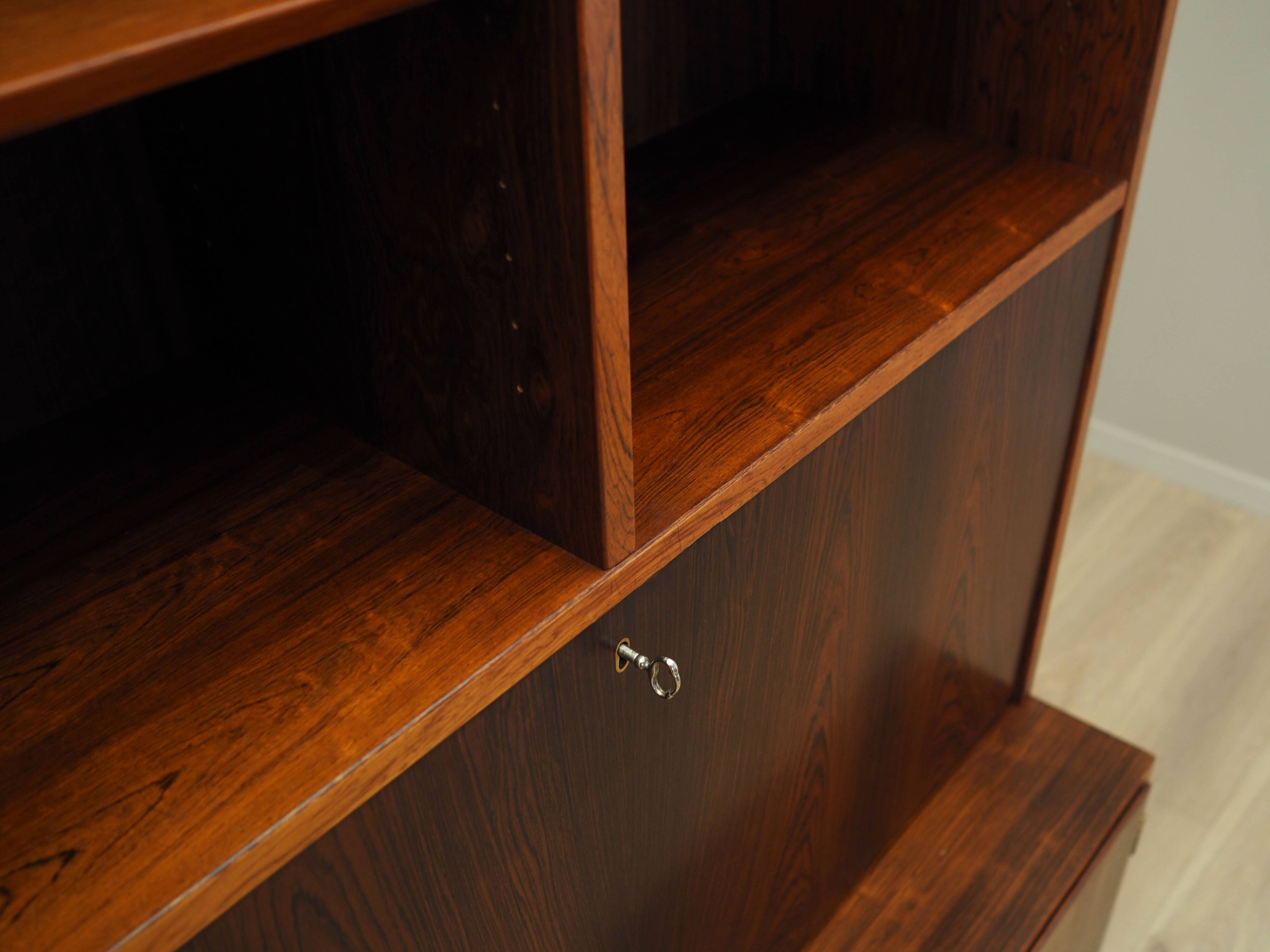 Rosewood bookcase, Danish design, 1970s, production: Hundevad