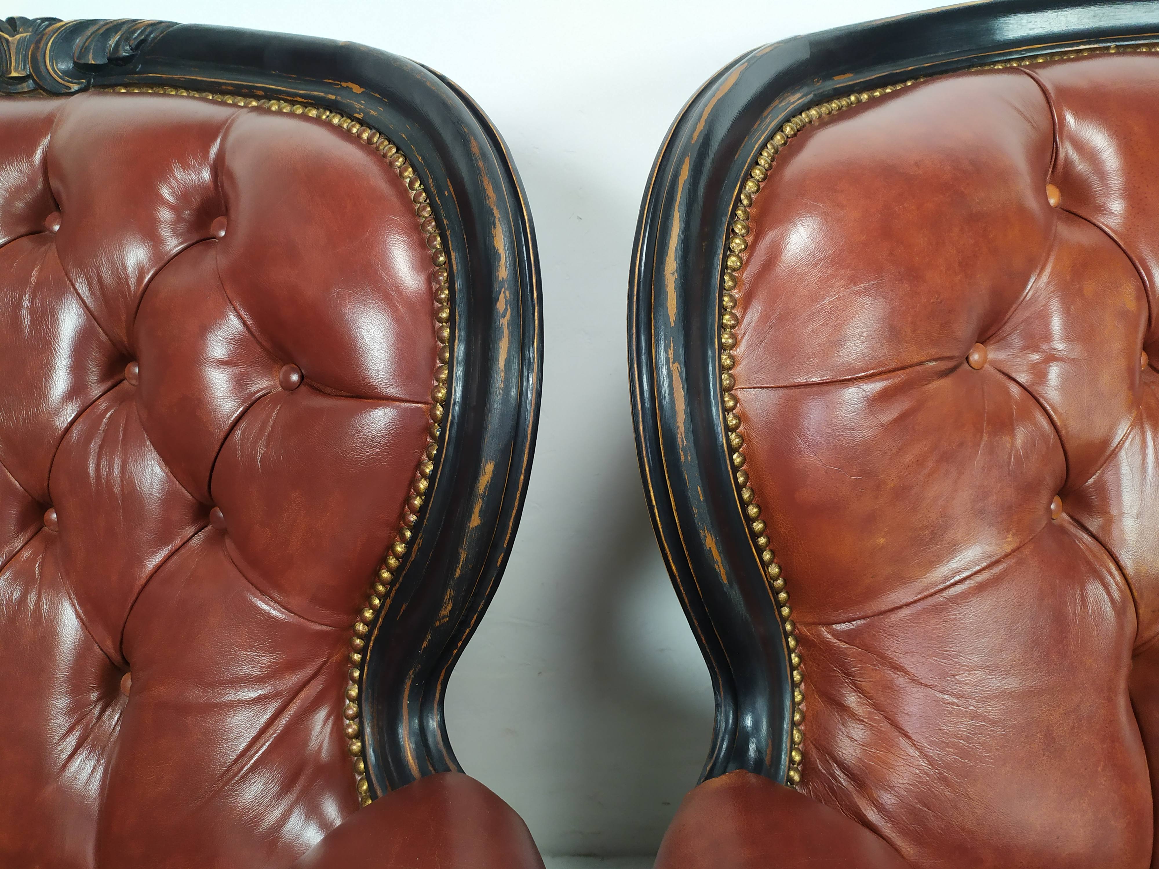 Salon Chesterfield burgundy