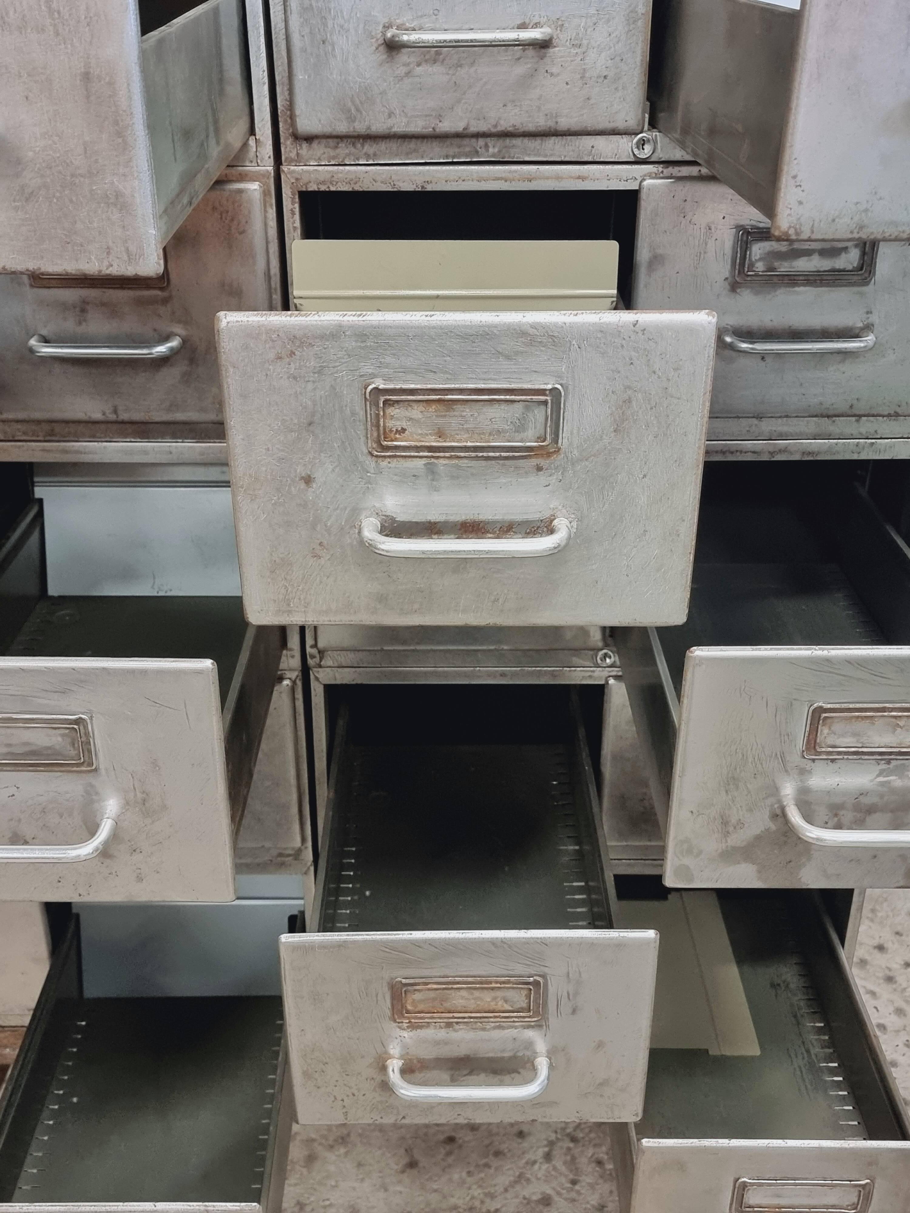 Industrial drawer cabinet filing cabinet hobby cabinet made of iron