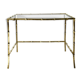 Golden bronze side table, Maison Baguès 1950
