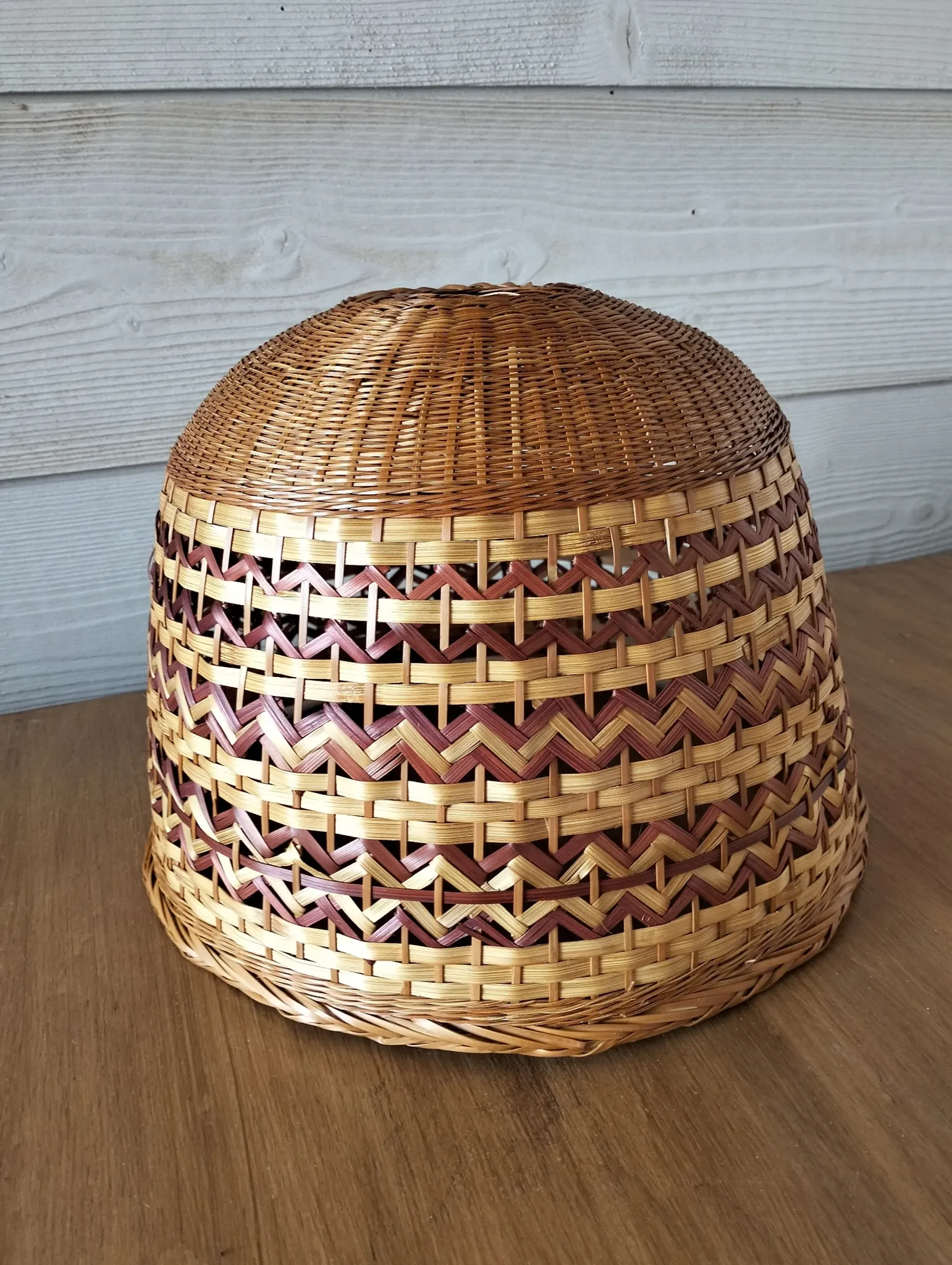 Abat-jour suspension bambou/rotin