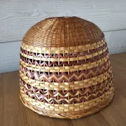 Abat-jour suspension bambou/rotin
