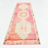Tapis de couloir vintage Orientel rose clair 3x11, 96x333 cm