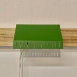 Green swivel wall lamp Scandinavian design 1950.