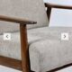 Fauteuil beige