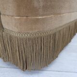 1970s, Danish 2-seater sofa, light green furniture velour.