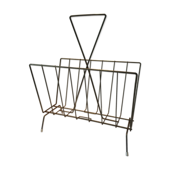 Porte-revue doré des années 70