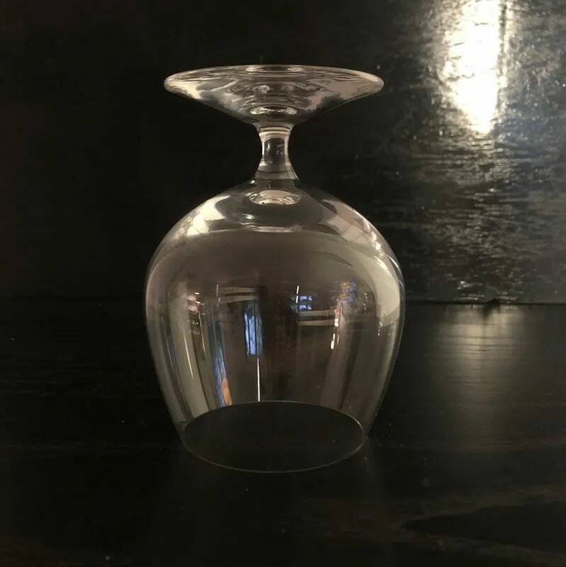 Crystal cognac glasses