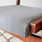 Fauteuil scandinave en teck mid-century