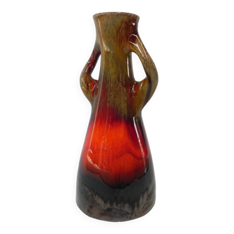 Large Vallauris vase with 2 handles