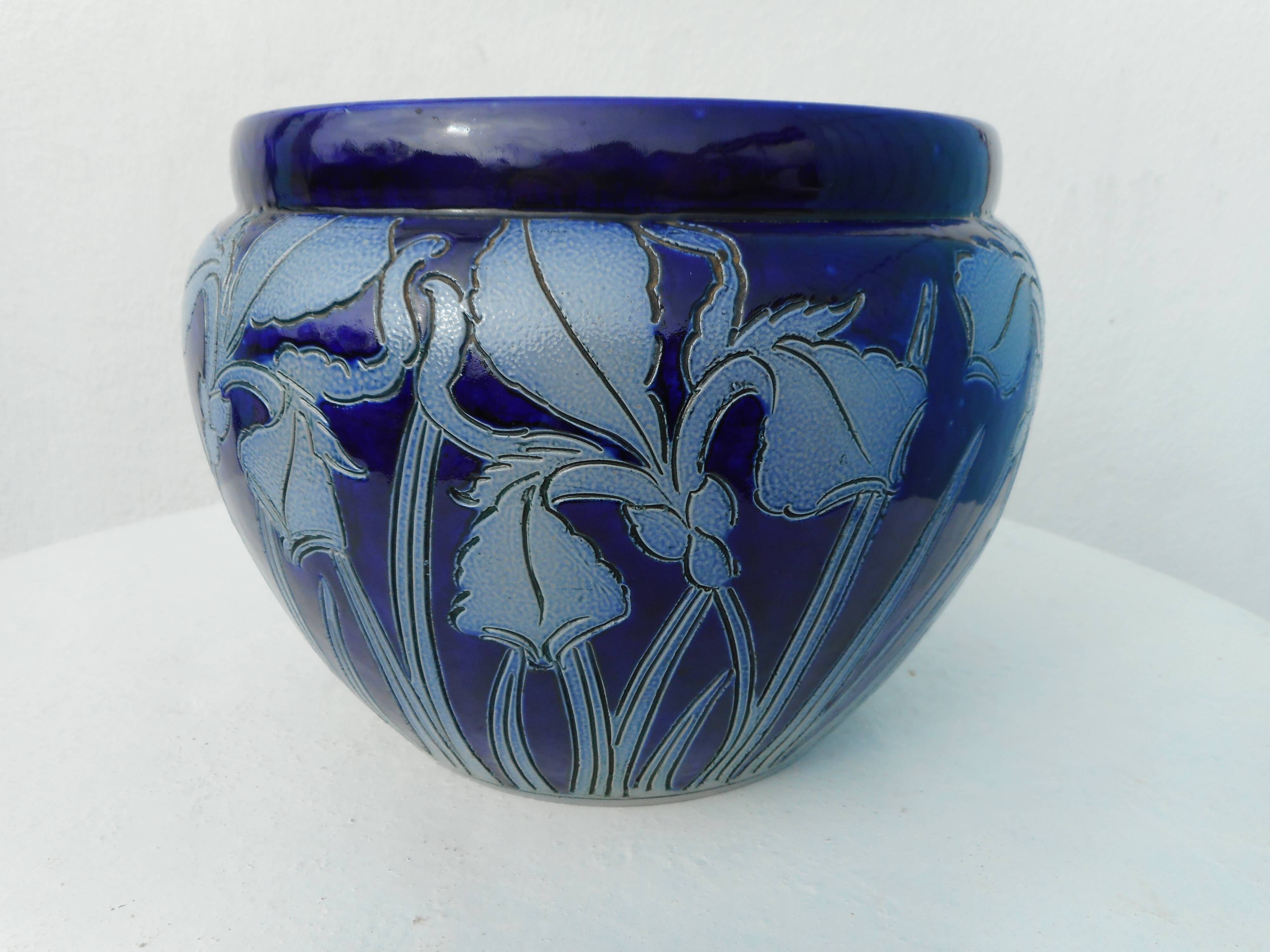 Alsatian ceramic pot cover