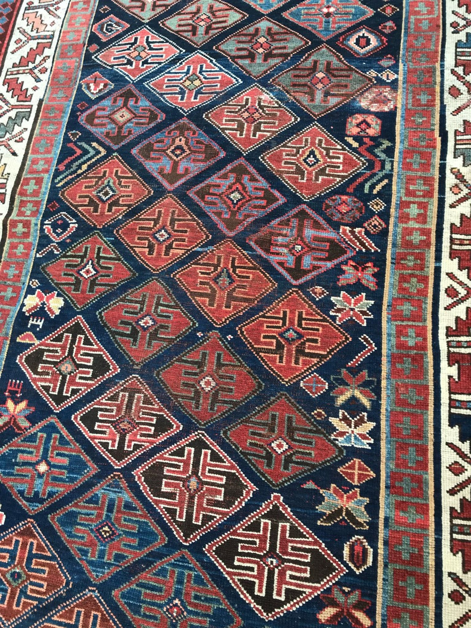 Ancient carpet northwest of Iran 139x284 cm