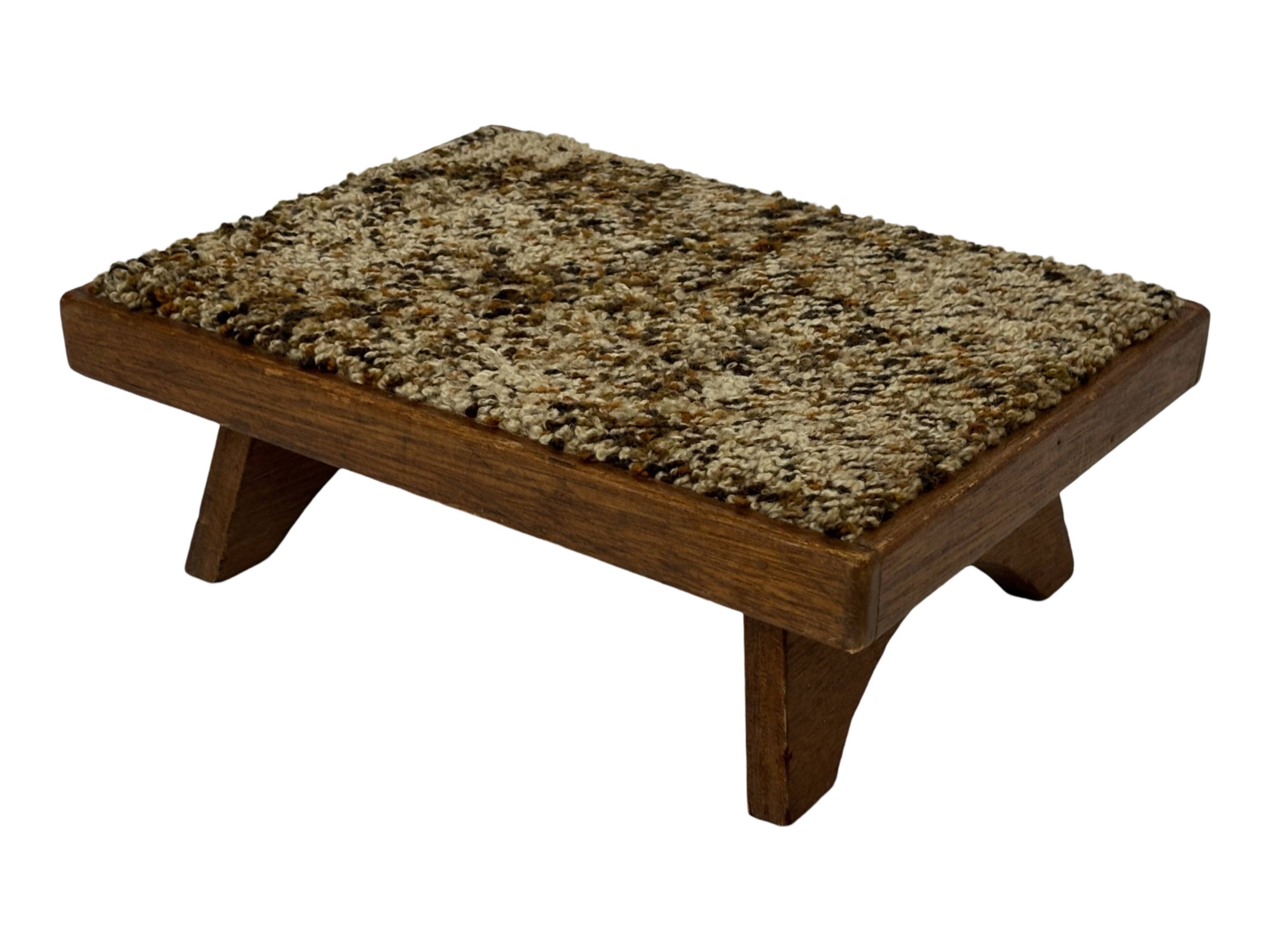 Vintage footstool 60's minimal stool low model