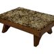 Vintage footstool 60's minimal stool low model