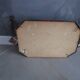 Art Deco wrought iron coat rack mirror