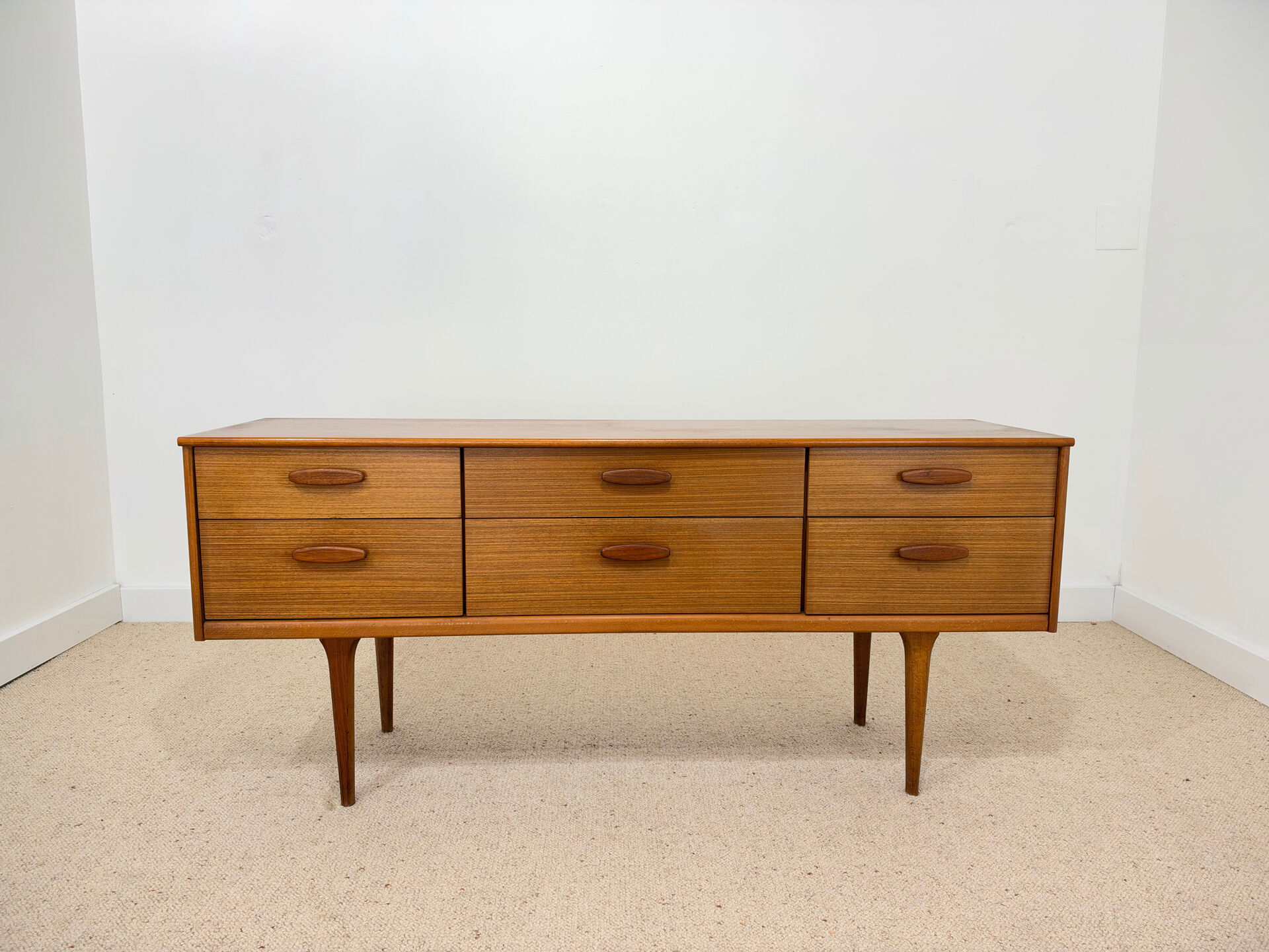 Low enfilade Austin Suite in teak – 1960s