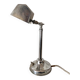 Art Deco industrial style chrome desk lamp – workshop lamp