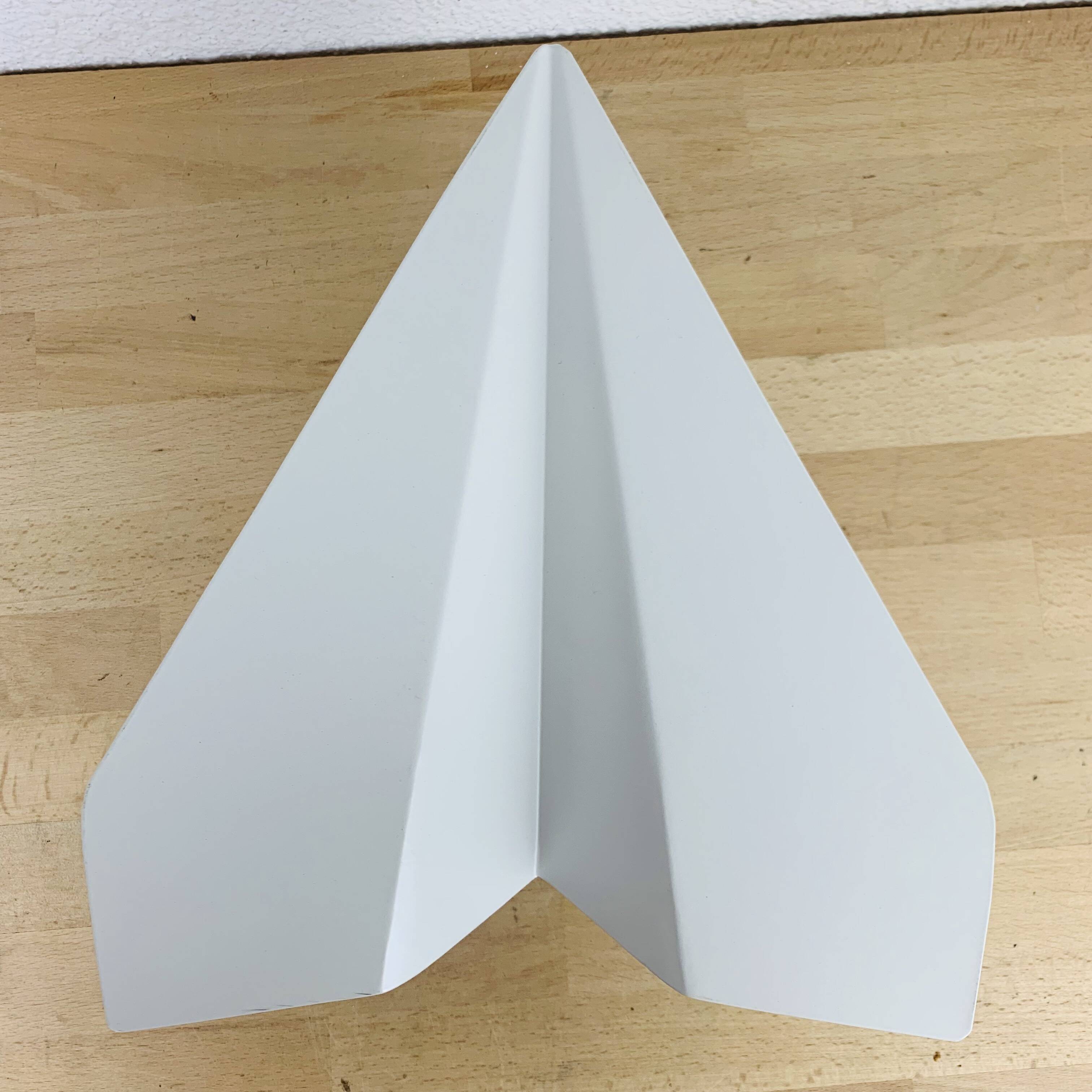 90s origami plane wall light