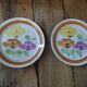 Plates Porcelain Digoin Anemones Sarreguemines Old dp 0722127