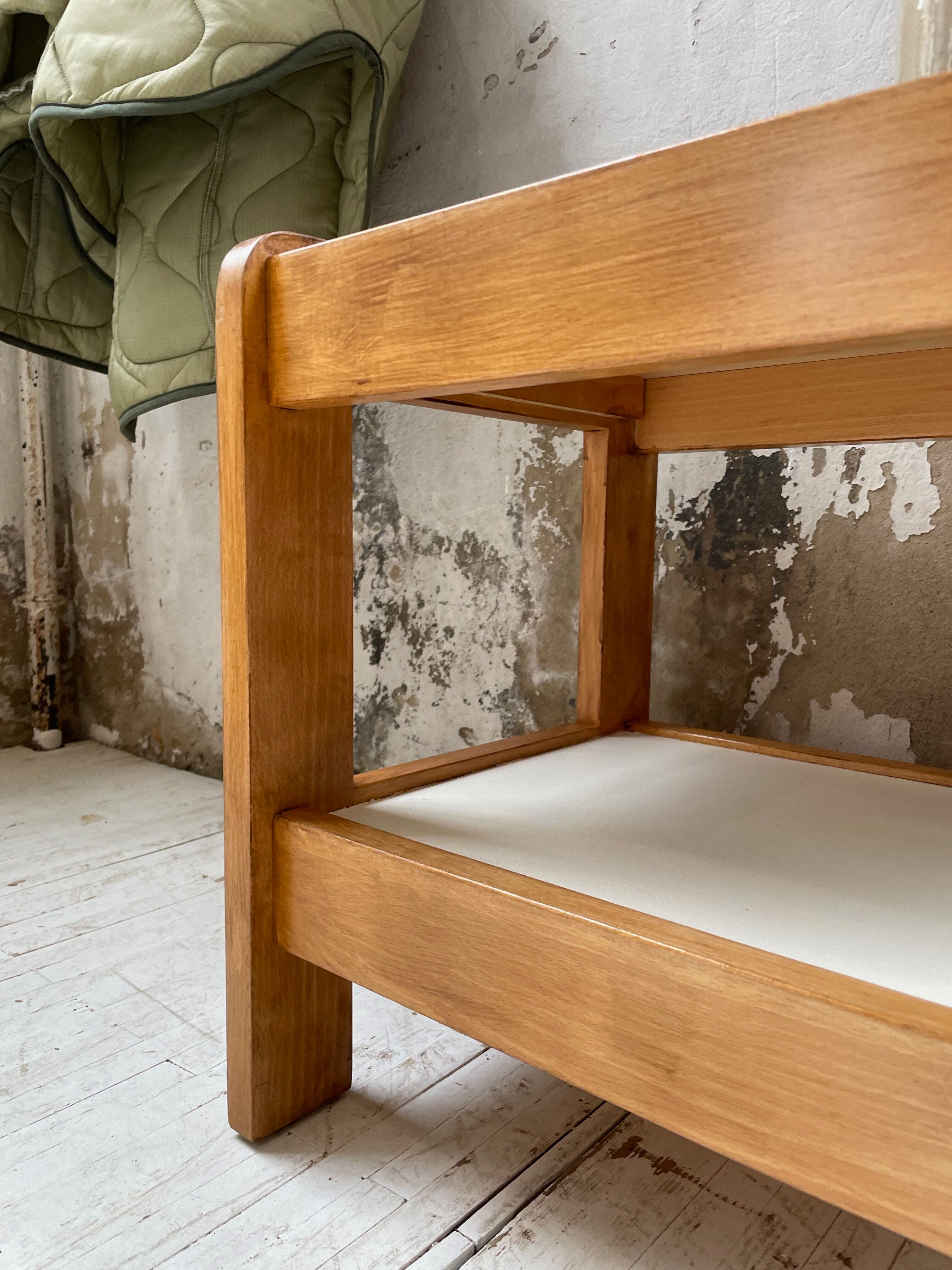 Beech bedside style Regain two-tone