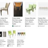 4 superb slick-slick chairs by Philippe Starck for Xo Design