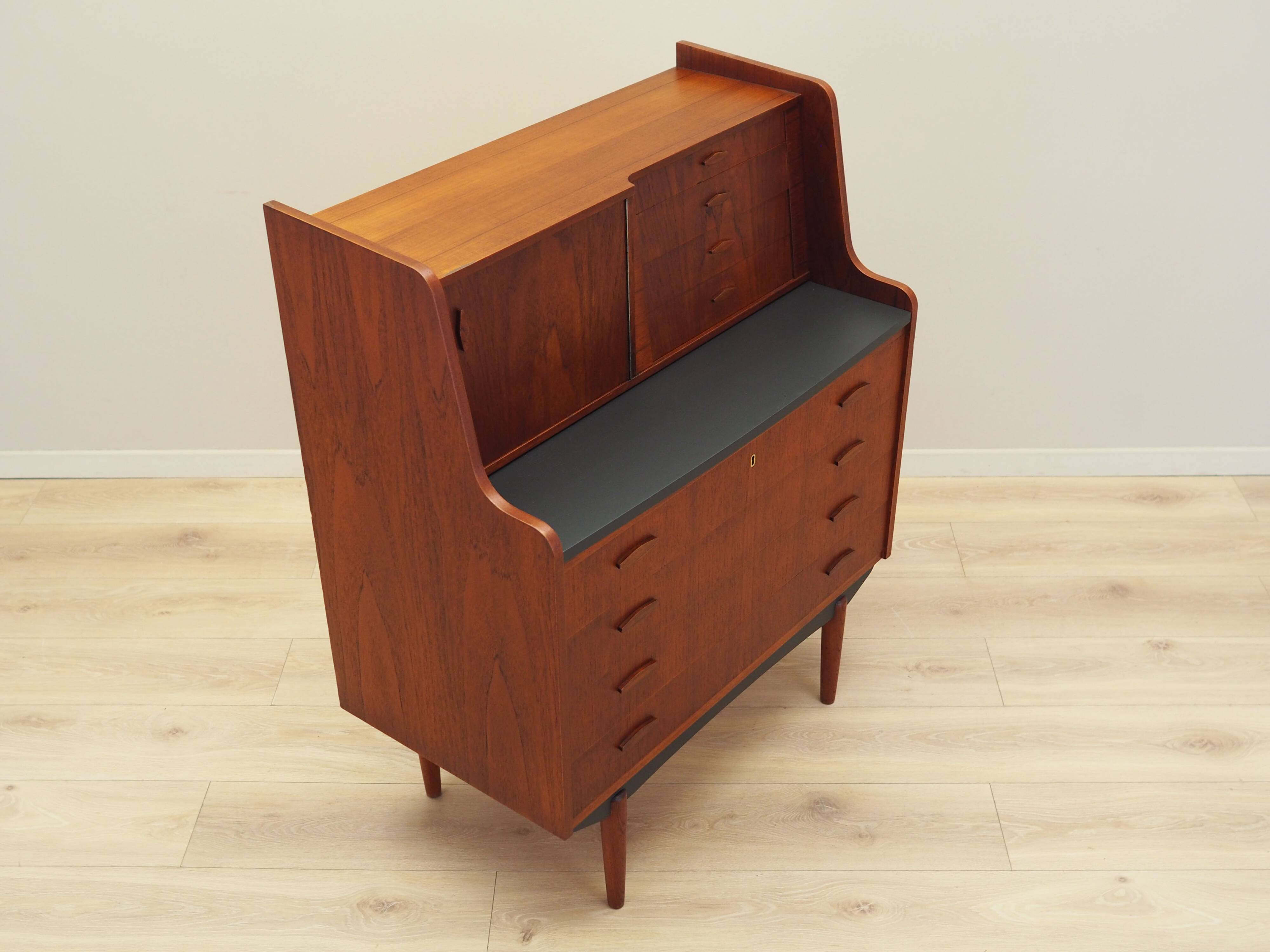 Secrétaire en teck, design danois, années 1970, production : Danemark