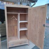Art Deco cabinet raw wood