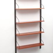 1960s wall unit in teak, Poul Cadovius
