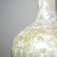Vintage Jingdezhen Zhi porcelain globular vase with crystalline glazes.