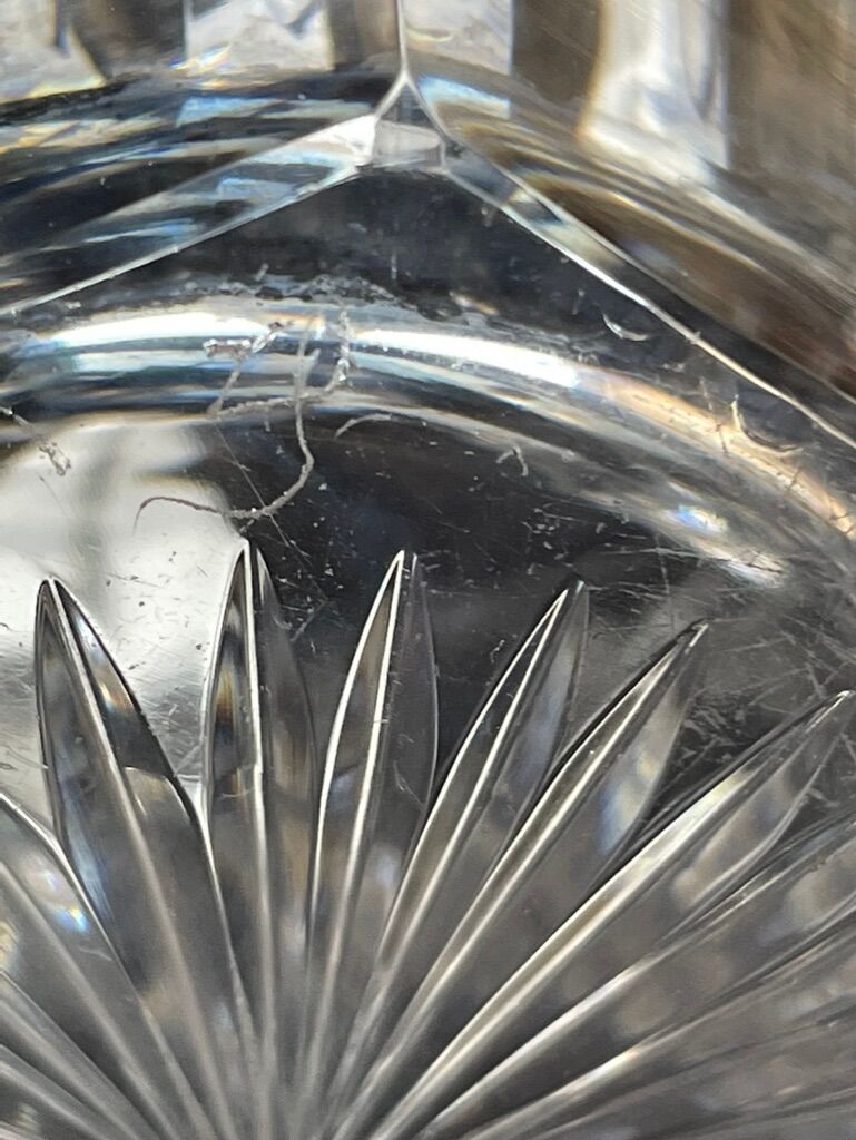 Carafe Baccarat service Jonzac early twentieth