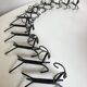 Set of 12 raw iron knife rests 1970