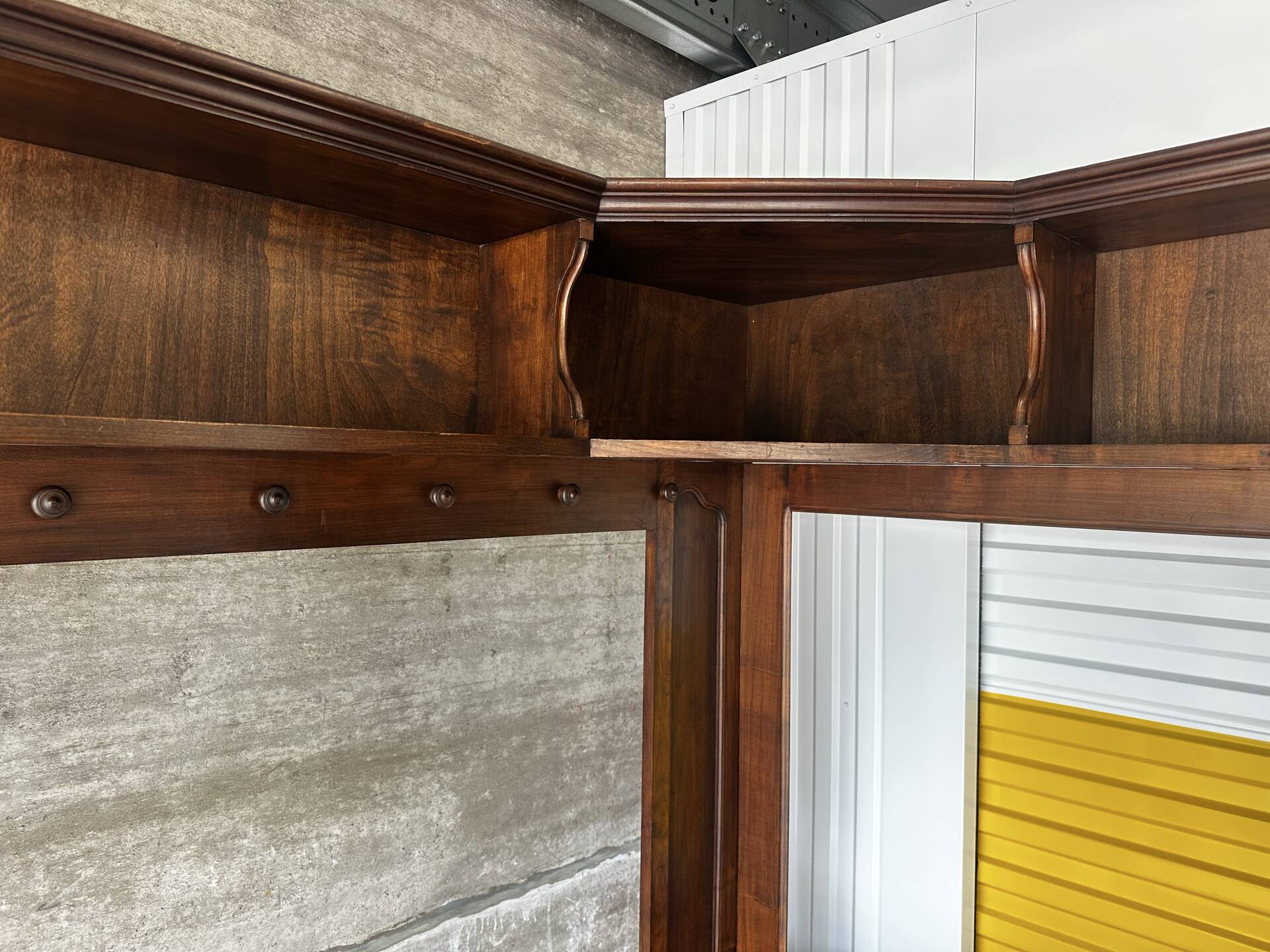 Solid wood bookshelf - French work from the 1950s