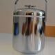 chrome metal ice bucket or elephant ice cubes made in Japan vintage 1970