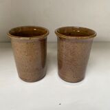 Paire de mugs en grès