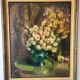 Oil on canvas painting C. Van Roose, still life