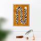 Pop-up Noël 22 - Affiche murale serpent motif végétal 30cm*40cm