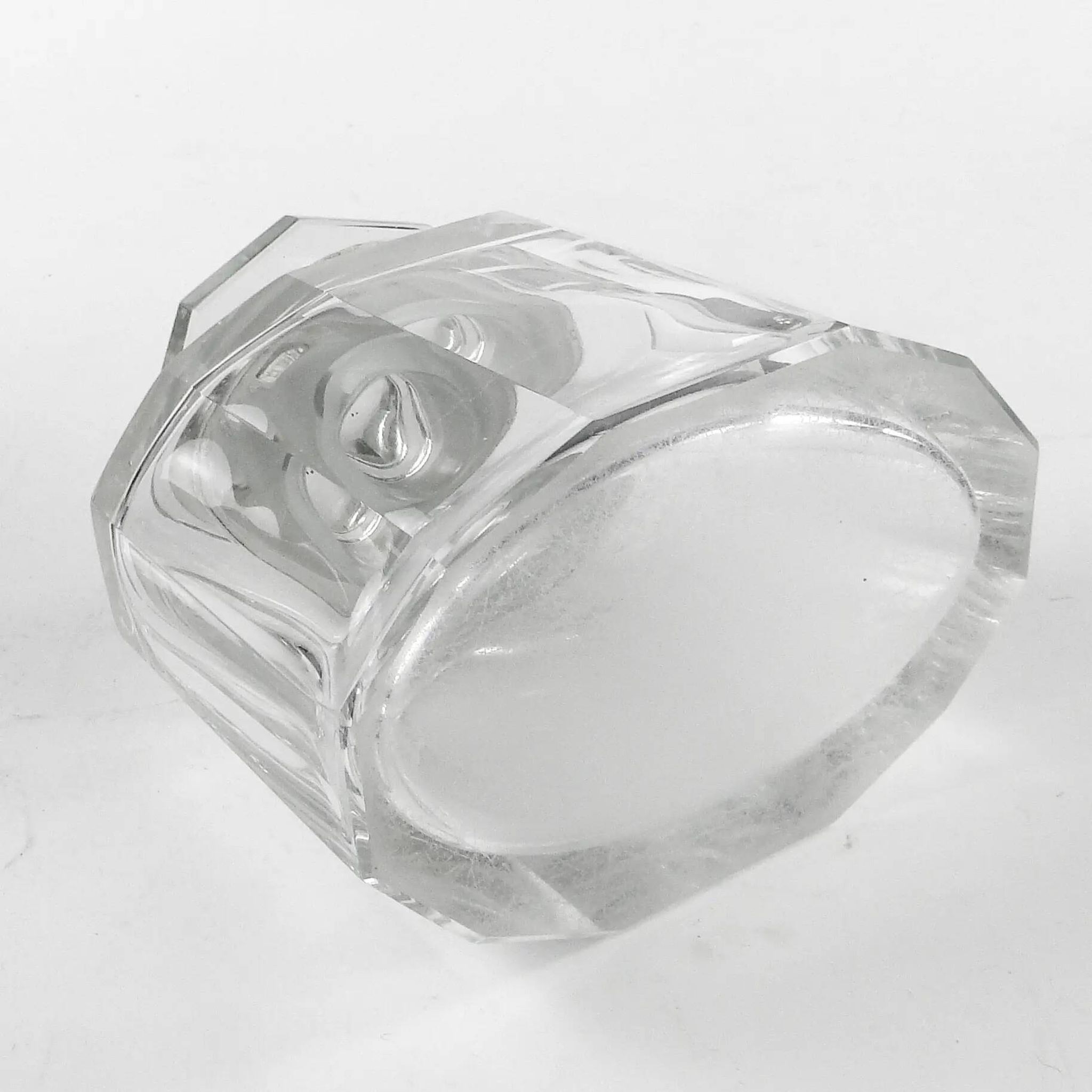 Plat couvert, modernisme, cristal, argent, Allemagne, 19e siècle