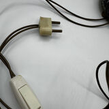 Antique lamp known as a lyre in bronze and marble from the late 19th century.