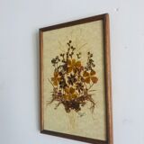 Frame dried flowers