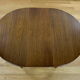 Table ronde extensible vintage en orme aranjou