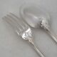 Christofle Marly, 12 dessert cutlery sets, 24 pieces silver-plated metal, 17 cm