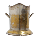 Antique Silver-Plated Copper Champagne Bucket, France, circa 1900
