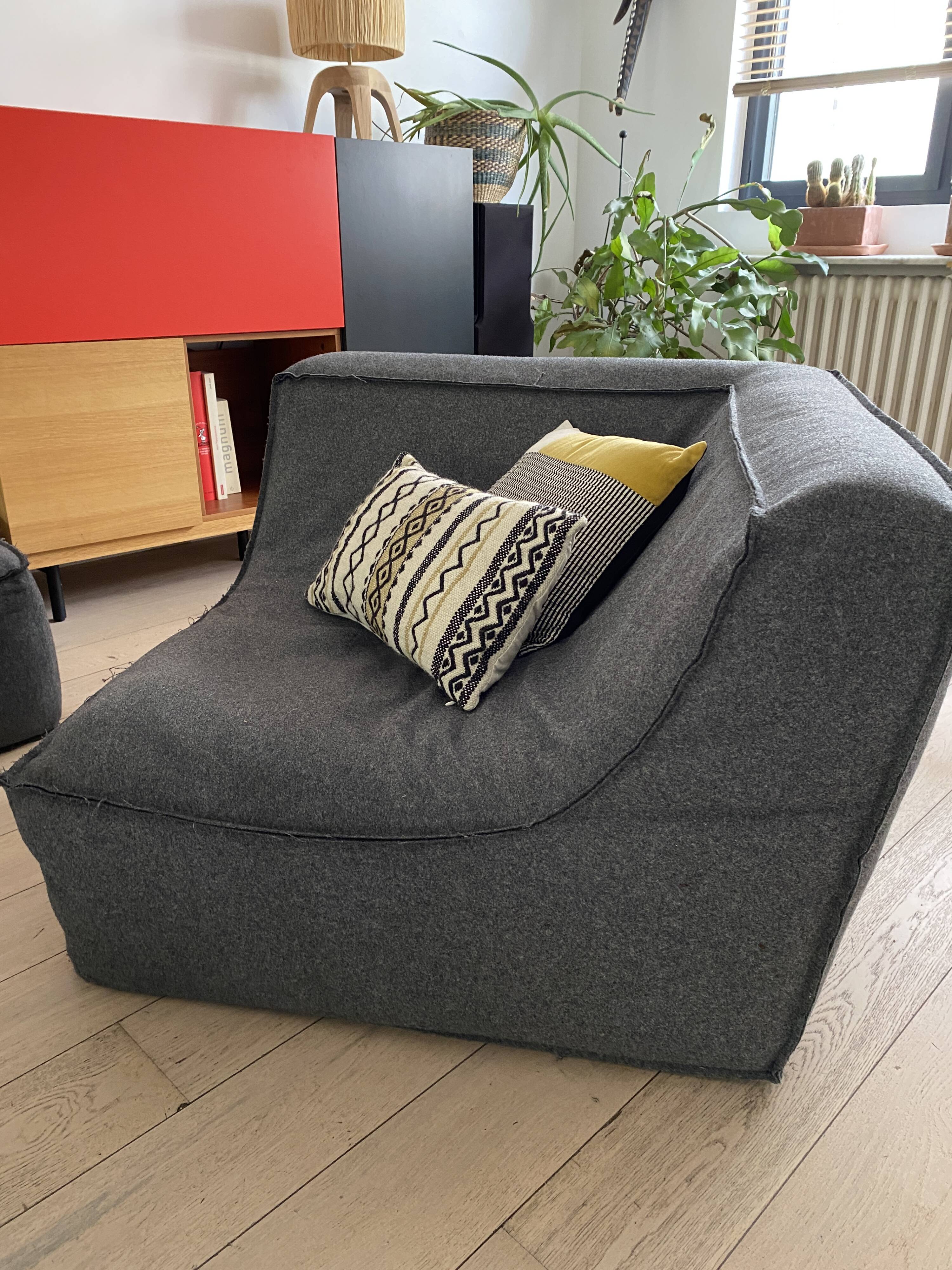 Designer sofa and armchair set