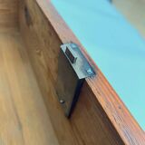 Biedermeier Chest of Drawers in Ebonized & Gilded Cherry Wood, Franconia, 1820s