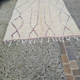 Tapis berbère en laine avec motif rouge  220x280cm